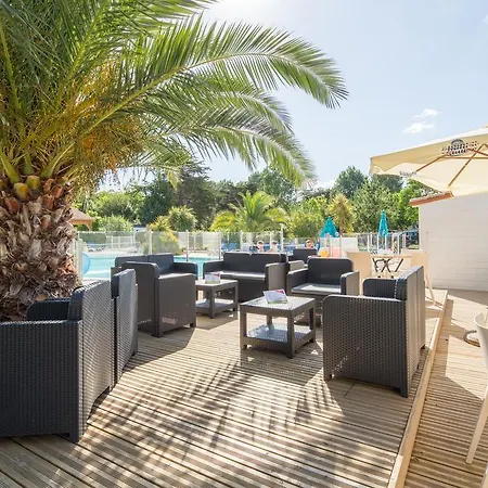 キャンプ場 Camping Les Cabanes D'oleron サン・ジョルジュ・ドレロン