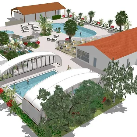 Camping Les Cabanes D'oleron Campsite